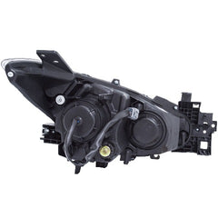 AnzoUSA 121522 Projector Headlights with Halo Black with Amber