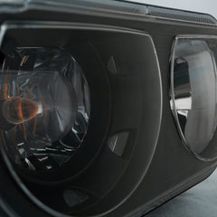 AnzoUSA 121526 Crystal Headlights Black