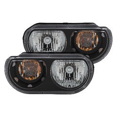 AnzoUSA 121526 Crystal Headlights Black