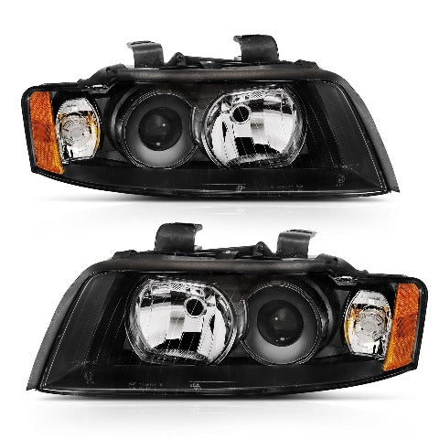 AnzoUSA 121528 Projector Headlight Black G2 (Halogen Type)