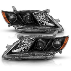 AnzoUSA 121539 Projector Headlight Black Amber
