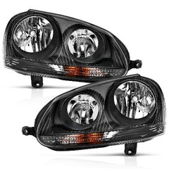 AnzoUSA 121542 Crystal Headlight Black (Halogen Only)