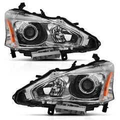 AnzoUSA 121550 Projector Headlight Chrome Amber