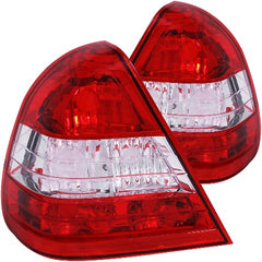AnzoUSA 221157 Taillights Red/Clear