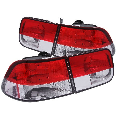 AnzoUSA 221222 Taillights Red/Clear