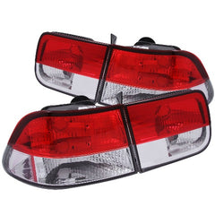 AnzoUSA 221222 Taillights Red/Clear