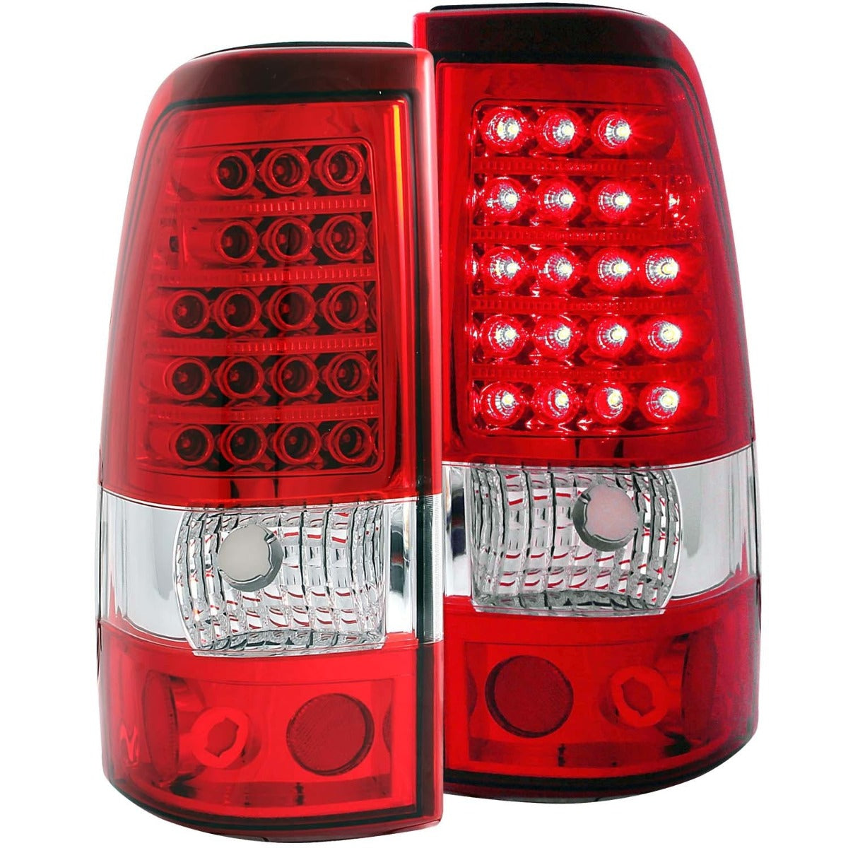 AnzoUSA 311007 LED Taillights Red/Clear