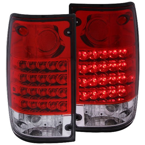 AnzoUSA 311043 LED Taillights Red/Clear