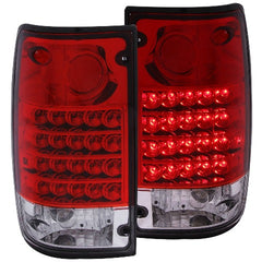 AnzoUSA 311043 LED Taillights Red/Clear