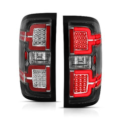 AnzoUSA 311289 LED Taillights Black with Sequential