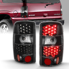 AnzoUSA 311298 LED Taillights Black/Clear