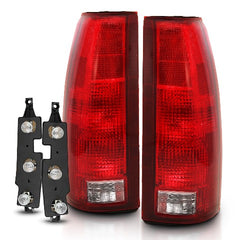 AnzoUSA 311300 Taillight Red/Clear Lens with Circuit Board (OE Replacement)