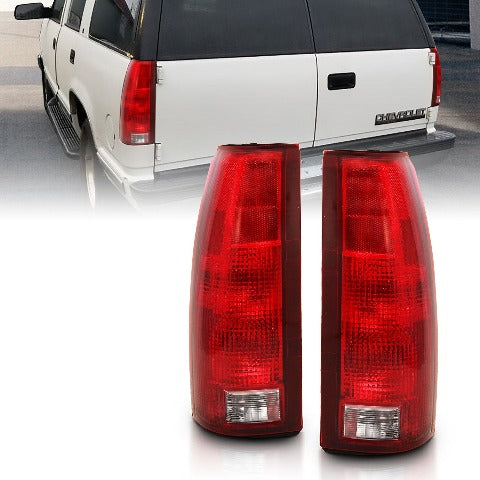 AnzoUSA 311300 Taillight Red/Clear Lens with Circuit Board (OE Replacement)
