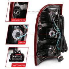 AnzoUSA 311303 Taillight Red/Clear Lens (OE Replacement)