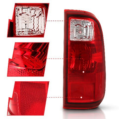 AnzoUSA 311305 Taillight Red/Clear Lens (OE Replacement)