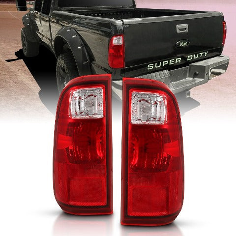 AnzoUSA 311305 Taillight Red/Clear Lens (OE Replacement)