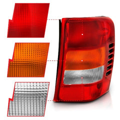 AnzoUSA 311308 Taillight Red/Clear Lens (OE Replacement)