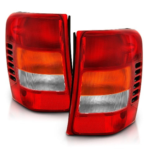 AnzoUSA 311308 Taillight Red/Clear Lens (OE Replacement)