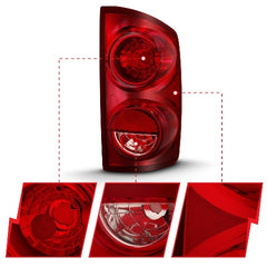 AnzoUSA 311309 Tail Light Red Lens (OE)