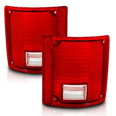 AnzoUSA 311317 Red/Clear Lens with out Chrome Trim Fleetside (OE Replacement)
