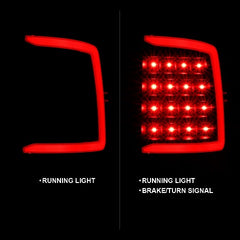 AnzoUSA 311319 LED Taillight Plank Style Black with Smoke Lens