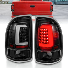 AnzoUSA 311347 LED Taillights Black Housing Clear Lens