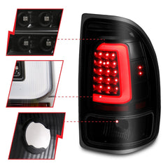 AnzoUSA 311348 LED Taillights Black Housing Smoke Lens