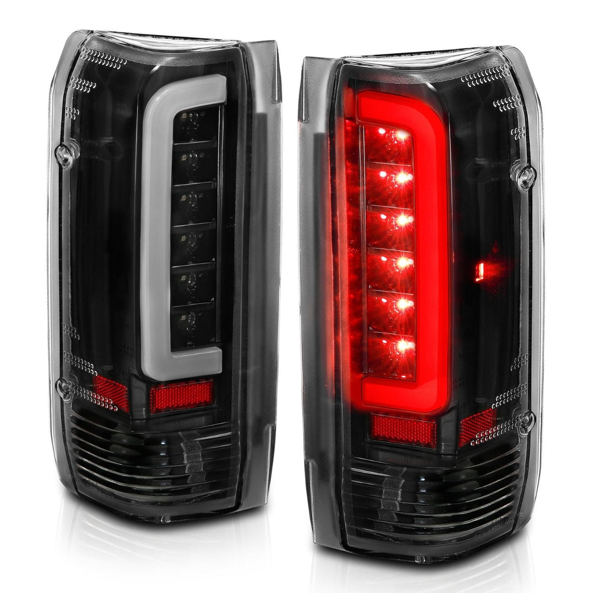 AnzoUSA 311350 LED Taillights Black Housing Clear Lens