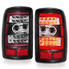 AnzoUSA 311362 LED Tail Light with Clear Lens Black Housing