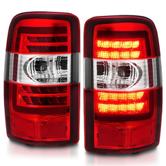 AnzoUSA 311364 LED Tail Light with Red Lens Chrome Housing