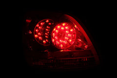 AnzoUSA 321101 LED Taillights Red/Clear