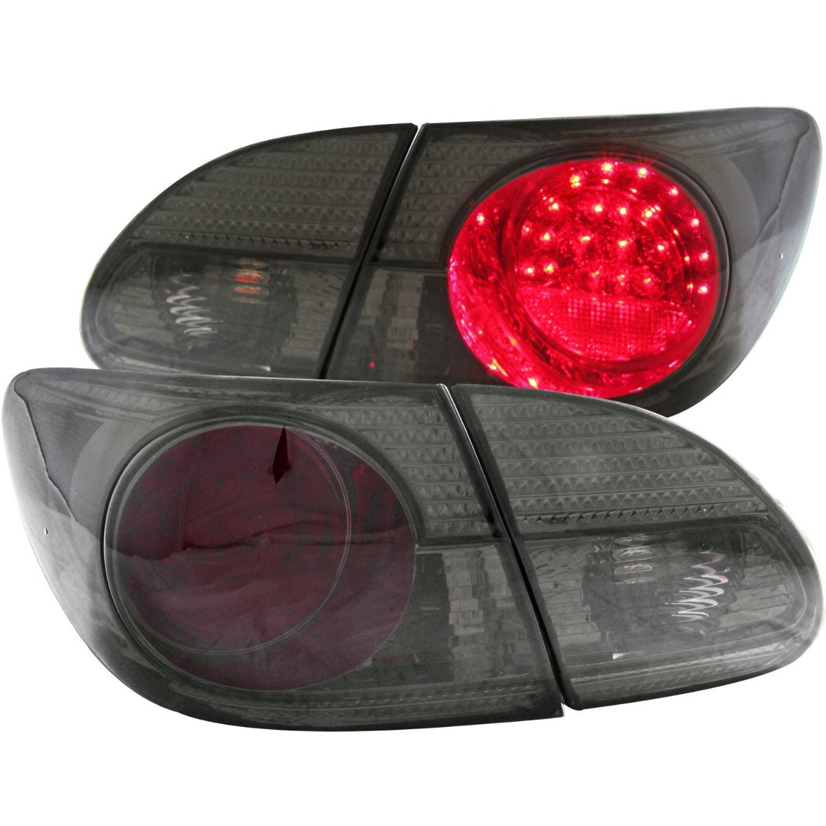 AnzoUSA 321270 LED Taillights Red/Smoke