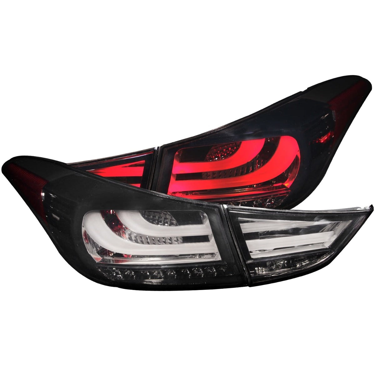 AnzoUSA 321297 LED Taillights Smoke 4pc