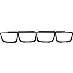 AnzoUSA 351001 Taillight Bezels - 4pc Flat Black