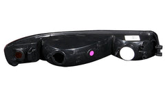 AnzoUSA 511005 Euro Parking Lights Black with Amber Reflector