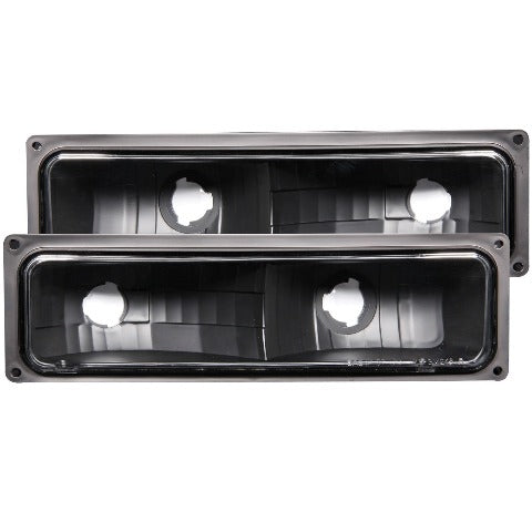AnzoUSA 511053 Euro Parking Lights Black