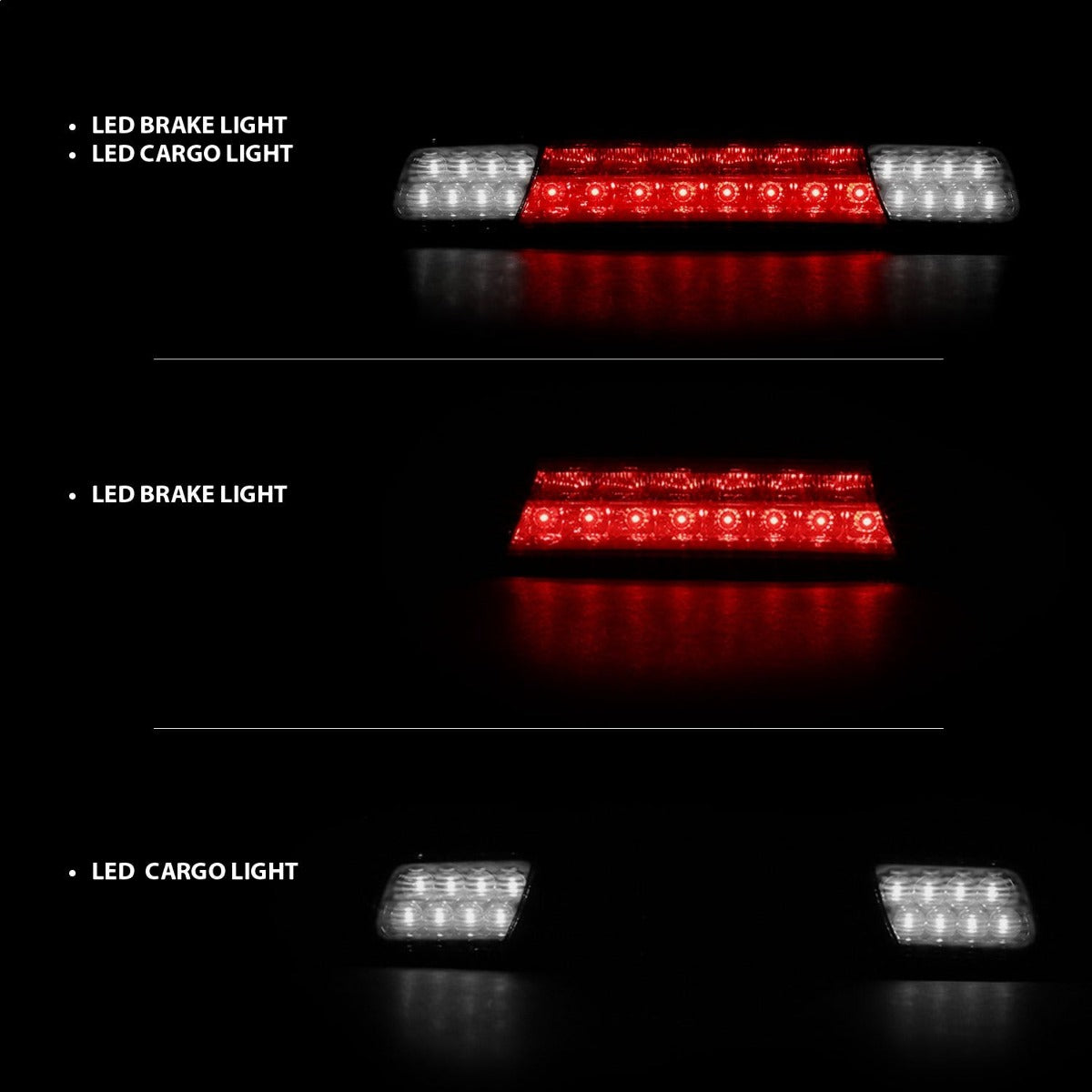 AnzoUSA 531101 LED 3rd Brake Light Smoke