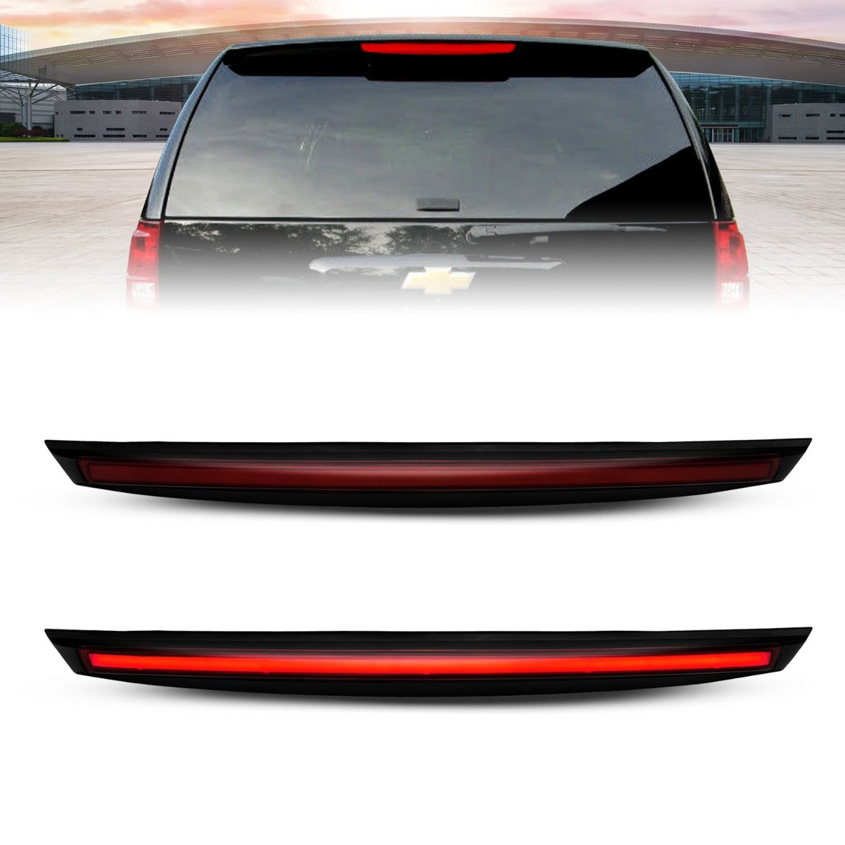 AnzoUSA 531109 LED 3rd Brake Light Black Housing Smoke Lens With Spoiler