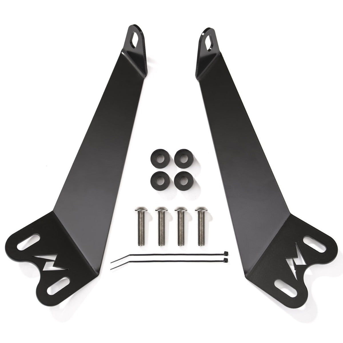 AnzoUSA 851049 12" inch LED Bar Hood Mounting Brackets