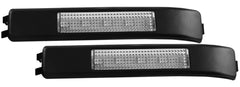 AnzoUSA 861115 LED Mirror Lights Clear with Amber LED