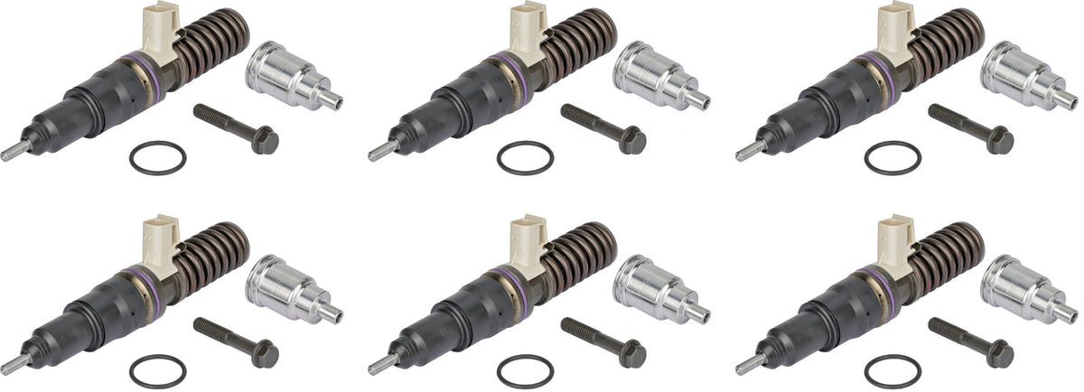Alliant Power Remanufactured Fuel Injector, Volvo 11L E3.5 GHG (Set of 6) AP55014