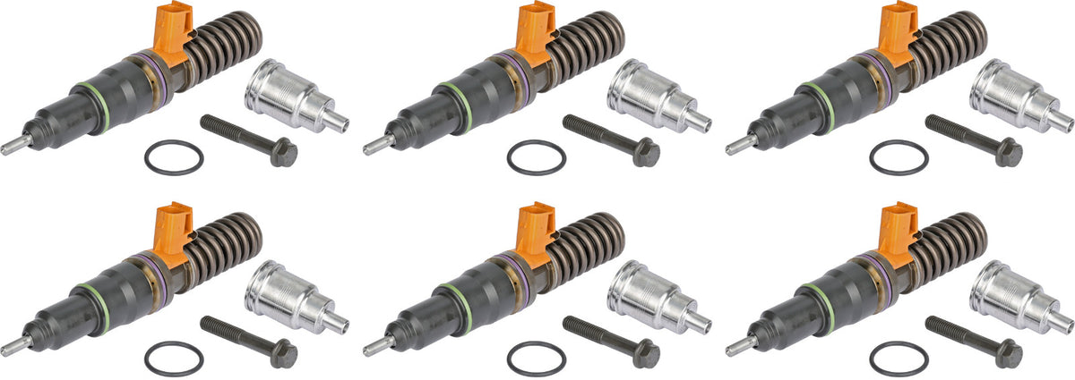Alliant Power Remanufactured Fuel Injector, Volvo 16L E3.5 GHG (Set of 6) AP55016