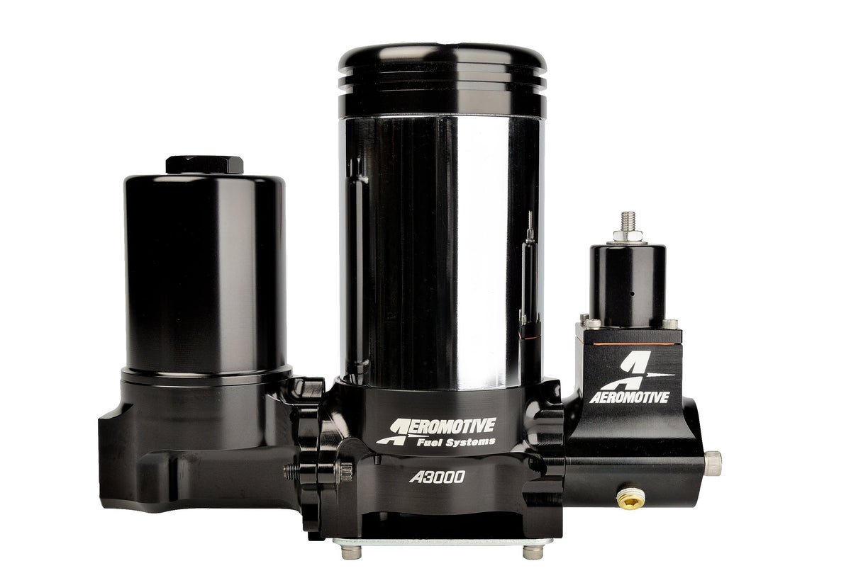 Aeromotive Fuel System 11215 A3000 Drag Race Carbureted Fuel Pump Complete (Includes Pump, Filter, Regulator)