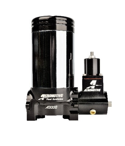 Aeromotive Fuel System 11222 A3000 Drag Race Carbureted Fuel Pump; Regulator Only (Pre-Filter NOT Included)