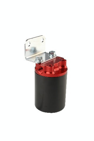 Aeromotive Fuel System 12319 Canister Filter, 3/8-NPT, 100-Micron (Anodized red housing,black sleeve)