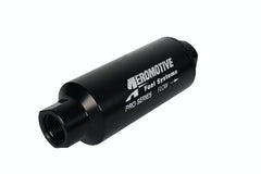 Aeromotive Fuel System 12342 Filter, In-line, Pro-series, AN-12, 40 Micron Stainless steel element, Chrome