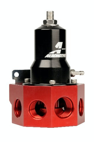 Aeromotive Fuel System 13133 Regulator, 30-120 psi, .500 Valve, 4x AN-08 and; AN-10 inlets, AN-10 Bypass