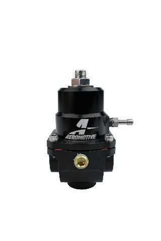 Aeromotive Fuel System 13304 Regulator, Adjustable, 3-15psi, .313 Valve, (2)-08inlets, -08 return
