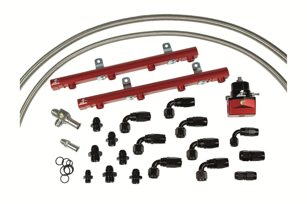Aeromotive Fuel System 14127 1999-2004 Ford 5.4L Lightning and; Harley 1/2 Ton Truck Billet Fuel Rail System
