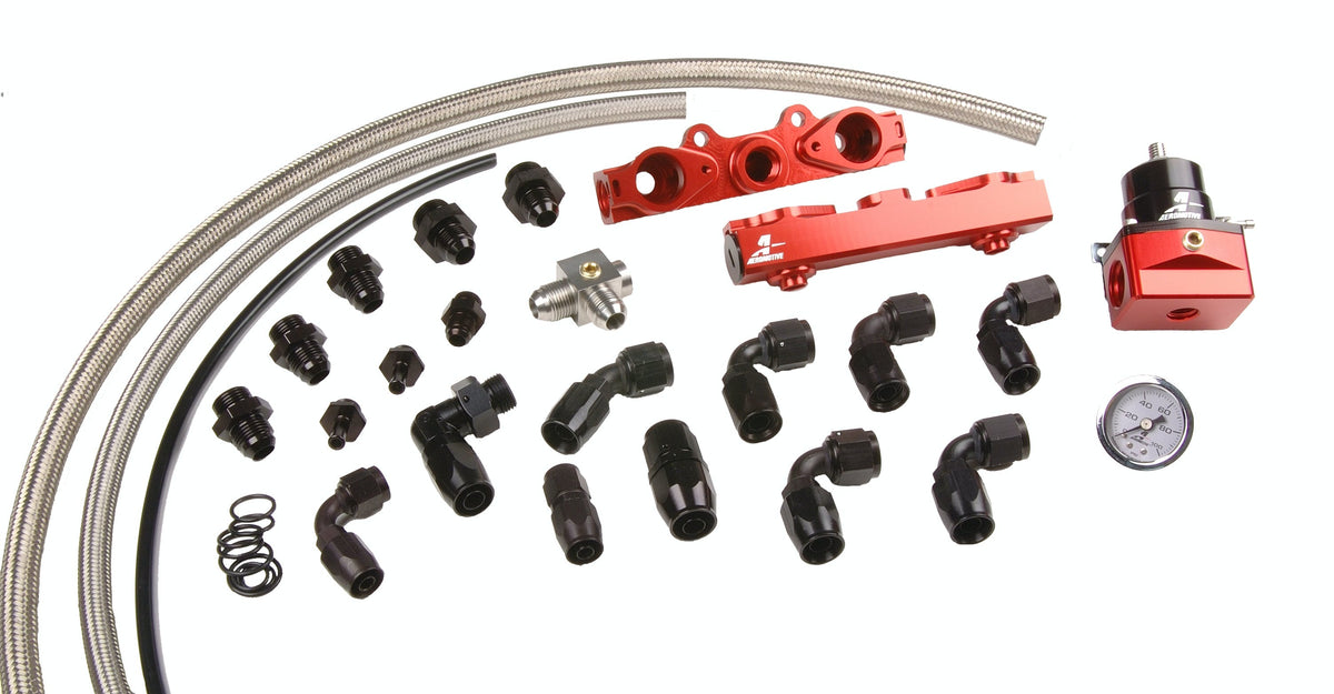 Aeromotive Fuel System 14137 04-06 2.5L Side Feed Injector Subaru STI Rail Kit